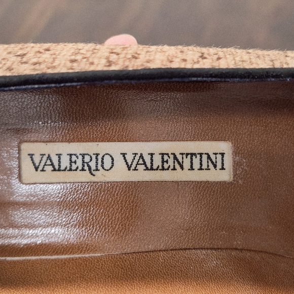 Vintage Valerio Valentini Pump Heels Women's 7.5 AA Brown Black Made In Italy - Picture 5 of 6